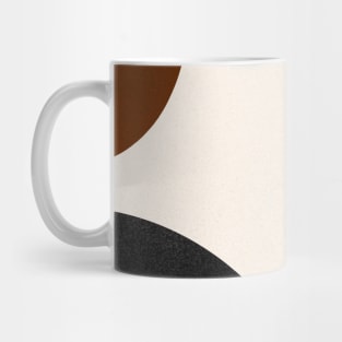 Mid Century Earthy Organic Shapes Mug